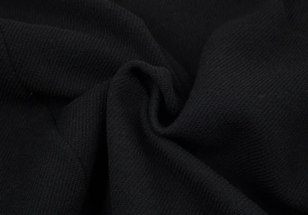 エムエム 6 メゾン マルジェラMM6 MAISON MARGIELA コットンウール切りっぱなしフレア半袖ワンピース 黒M K-99218_017