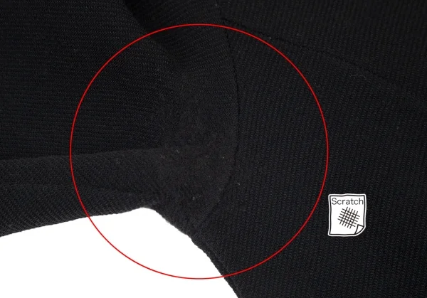 エムエム 6 メゾン マルジェラMM6 MAISON MARGIELA コットンウール切りっぱなしフレア半袖ワンピース 黒M K-99218_004