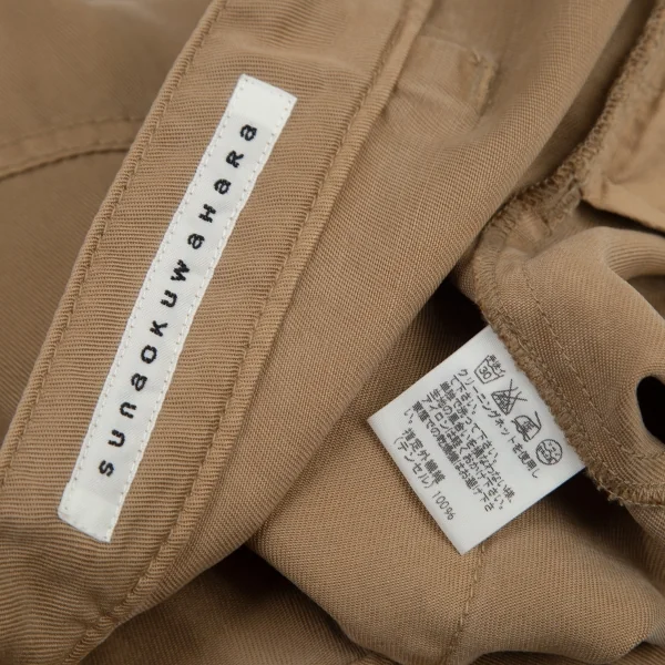 スナオクワハラsunao kuwahara クロップドジョッパーパンツ モカM K-99238_015