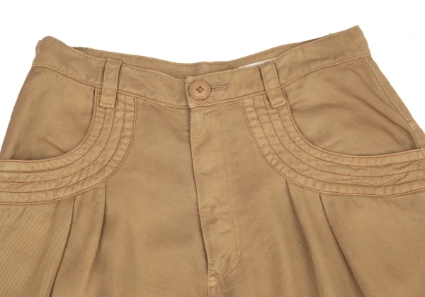 スナオクワハラsunao kuwahara クロップドジョッパーパンツ モカM K-99238_002