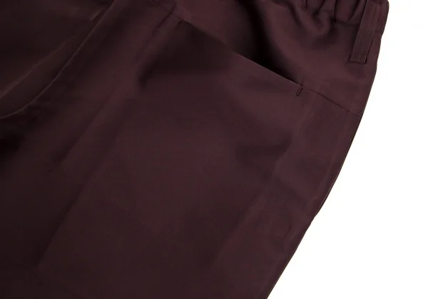 イッセイミヤケ アイム メンISSEY MIYAKE IM MEN ボタンフライサテンパンツ ワイン3 K-99249_010