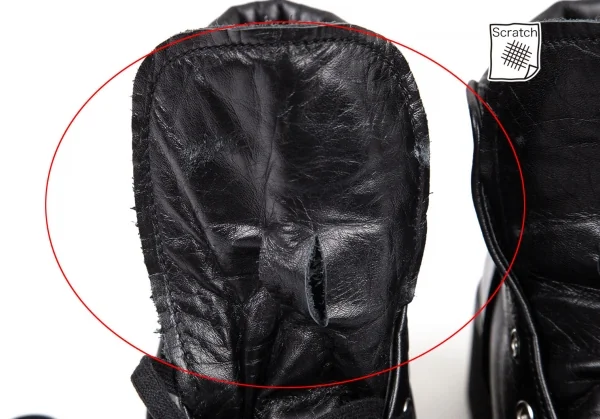 Y's Leather Platform Shoes K-99258_010