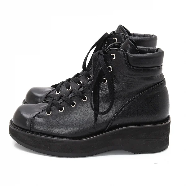 Y's Leather Platform Shoes K-99258_003