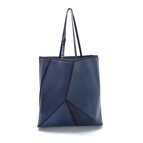 Yohji yamamoto discord Denim Switching Fold Leather Bag K-99318_002