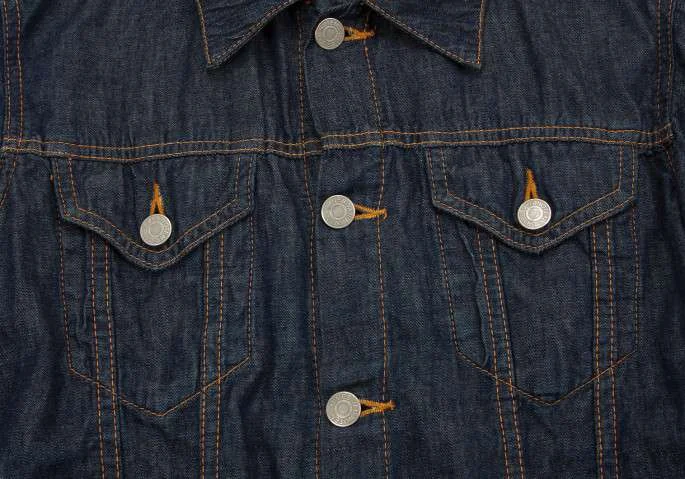 ドリスヴァンノッテンDRIES VAN NOTEN デニムシャツ インディゴ38 (K-7219)