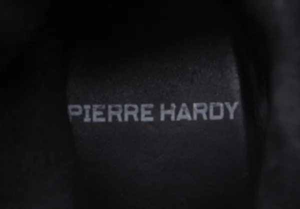 ピエールアルディPIERRE HARDY ウェッジソールレザーショートブーツ 黒38(24位) K-99322_013