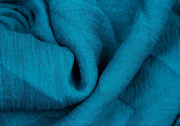 イッセイミヤケ ミーISSEY MIYAKE me ジグザグプリーツウエスト縛りデザインワイドシルエットノースリーブワンピース ターコイズF K-99335_015