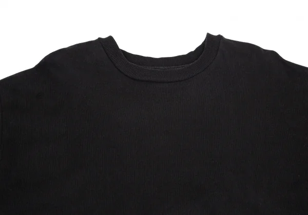 エムエム 6 メゾン マルジェラMM6 MAISON MARGIELA 異素材ドッキングワイドシルエットスウェット 黒M K-99340_003
