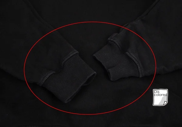 エムエム 6 メゾン マルジェラMM6 MAISON MARGIELA 異素材ドッキングワイドシルエットスウェット 黒M K-99340_006