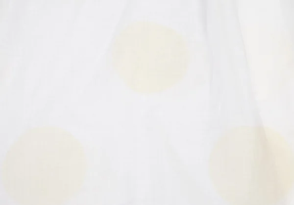 ワイズY's コットンビッグドットプリント半袖シャツ 白ベージュ2 K-99341_015