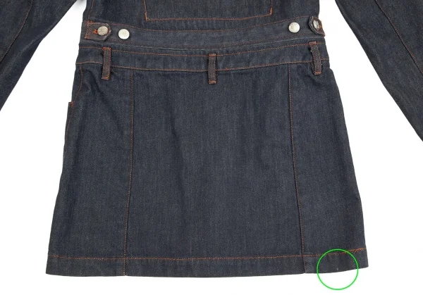 ジャンポールゴルチエJean Paul GAULTIER PARIS スカートジップドッキングデニムジャケット インディゴ40 K-99348_016