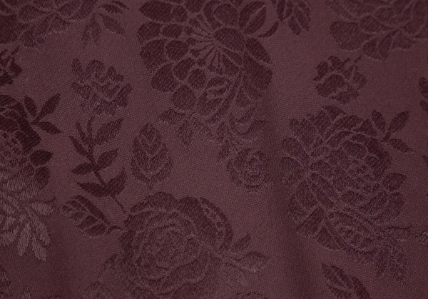 ジャンポールゴルチエ ファムJean Paul GAULTIER FEMME ローズジャガードカシュクールノースリーブワンピース 紫モカ40 K-99355_016