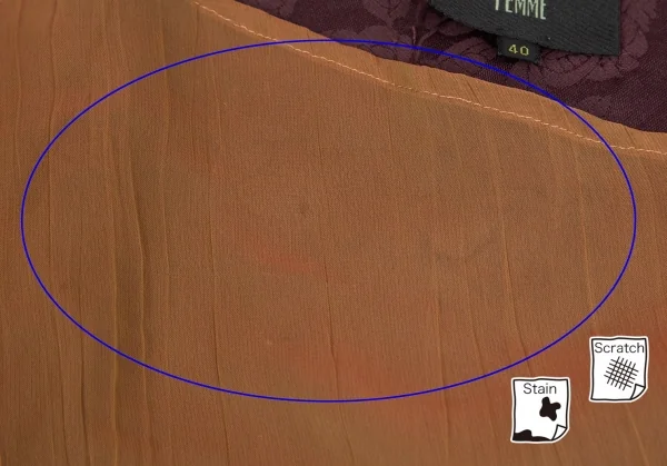 ジャンポールゴルチエ ファムJean Paul GAULTIER FEMME ローズジャガードカシュクールノースリーブワンピース 紫モカ40 K-99355_008