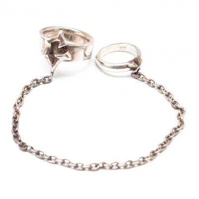 ジャンポールゴルチエJean Paul GAULTIER チェーンダブルリング