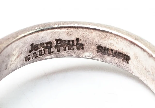 ジャンポールゴルチエJean Paul GAULTIER チェーンダブルリング シルバー5号・13号 K-99359_004