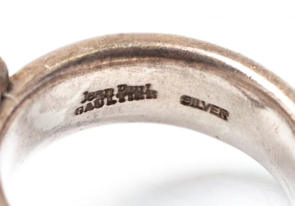 ジャンポールゴルチエJean Paul GAULTIER チェーンダブルリング シルバー5号・13号 K-99359_009