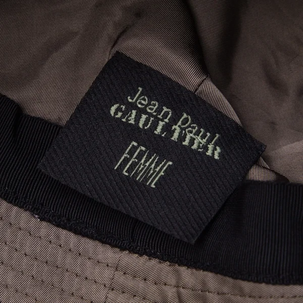 ジャンポールゴルチエ ファムJean Paul GAULTIER FEMME ベロアチェックバケットハット マルチ40 K-99363_014