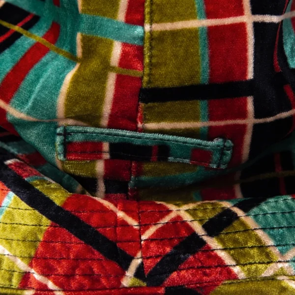 ジャンポールゴルチエ ファムJean Paul GAULTIER FEMME ベロアチェックバケットハット マルチ40 K-99363_004