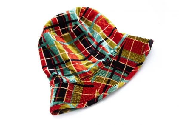 ジャンポールゴルチエ ファムJean Paul GAULTIER FEMME ベロアチェックバケットハット マルチ40 K-99363_006