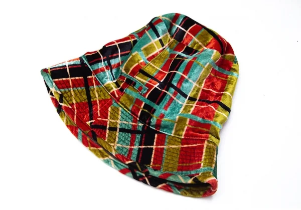 ジャンポールゴルチエ ファムJean Paul GAULTIER FEMME ベロアチェックバケットハット マルチ40 K-99363_007