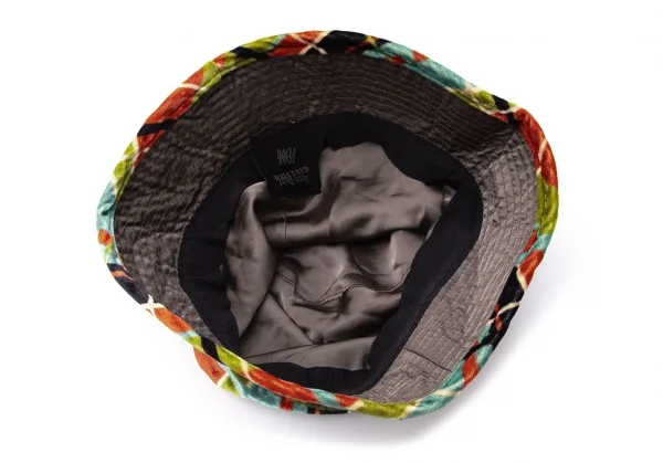 ジャンポールゴルチエ ファムJean Paul GAULTIER FEMME ベロアチェックバケットハット マルチ40 K-99363_009