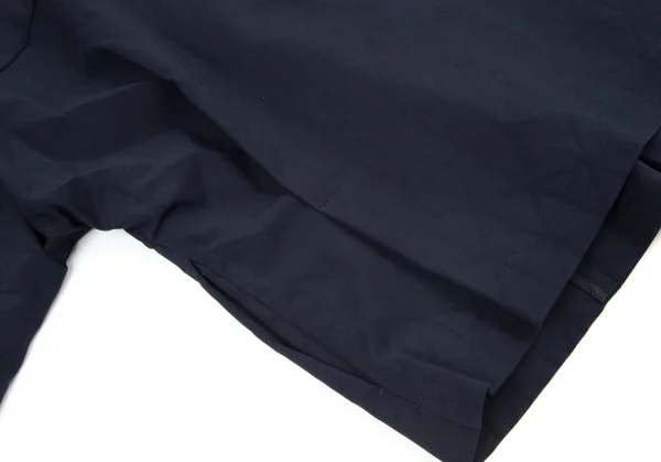 イッセイミヤケISSEY MIYAKE トライアングルピースプリントドルマンBジャケット 紺1 K-99385_015