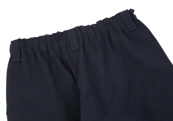 イッセイミヤケISSEY MIYAKE トライアングルピースプリントスリットパンツ 紺1 K-99386_010