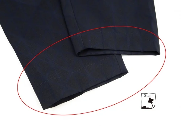 イッセイミヤケISSEY MIYAKE トライアングルピースプリントセットアップスーツ 紺1 K-99387_015