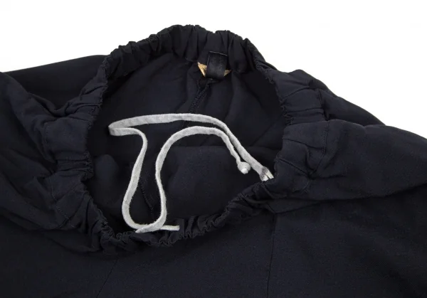 コムコム コムデギャルソンCOMME des GARCONS エステルサイド切替中綿デザインワイドパンツ 紺S K-99417_004