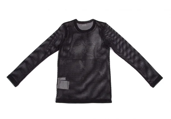 コムデギャルソンCOMME des GARCONS×Alisa Yoffe プリントメッシュカットソー 黒S K-99420_010