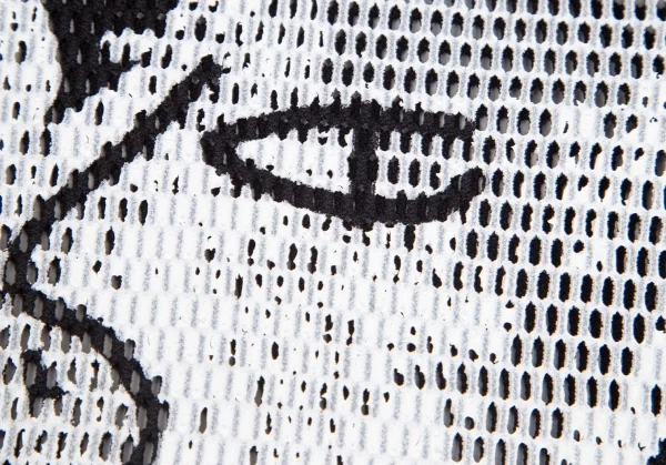 コムデギャルソンCOMME des GARCONS×Alisa Yoffe プリントメッシュカットソー 黒S K-99420_005