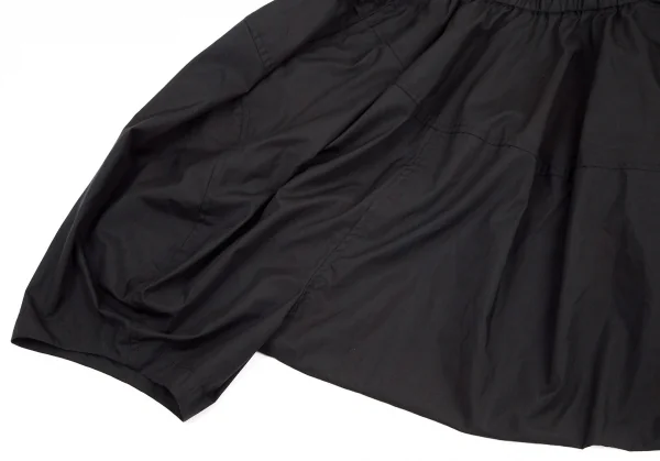 コムデギャルソンCOMME des GARCONS むら加工ポリ変形サルエルパンツ 黒S K-99425_006