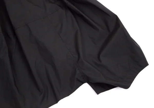 コムデギャルソンCOMME des GARCONS むら加工ポリ変形サルエルパンツ 黒S K-99425_007