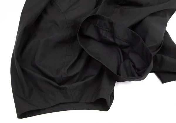 コムデギャルソンCOMME des GARCONS むら加工ポリ変形サルエルパンツ 黒S K-99425_008