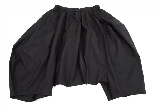 コムデギャルソンCOMME des GARCONS むら加工ポリ変形サルエルパンツ 黒S K-99425_009