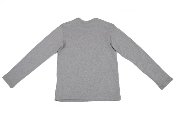 コムデギャルソン シャツCOMME des GARCONS SHIRT Yue Minjun フェイスグラフィックプリントスウェット 杢グレーS K-99430_007