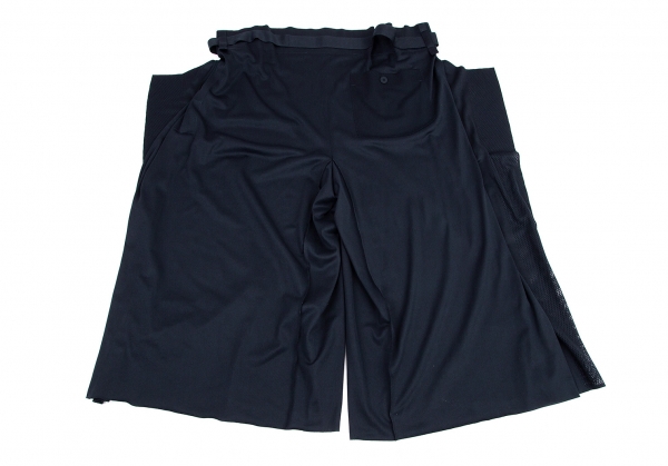 イッセイミヤケISSEY MIYAKE ストライプねじれシャツ 青黒2 | DC