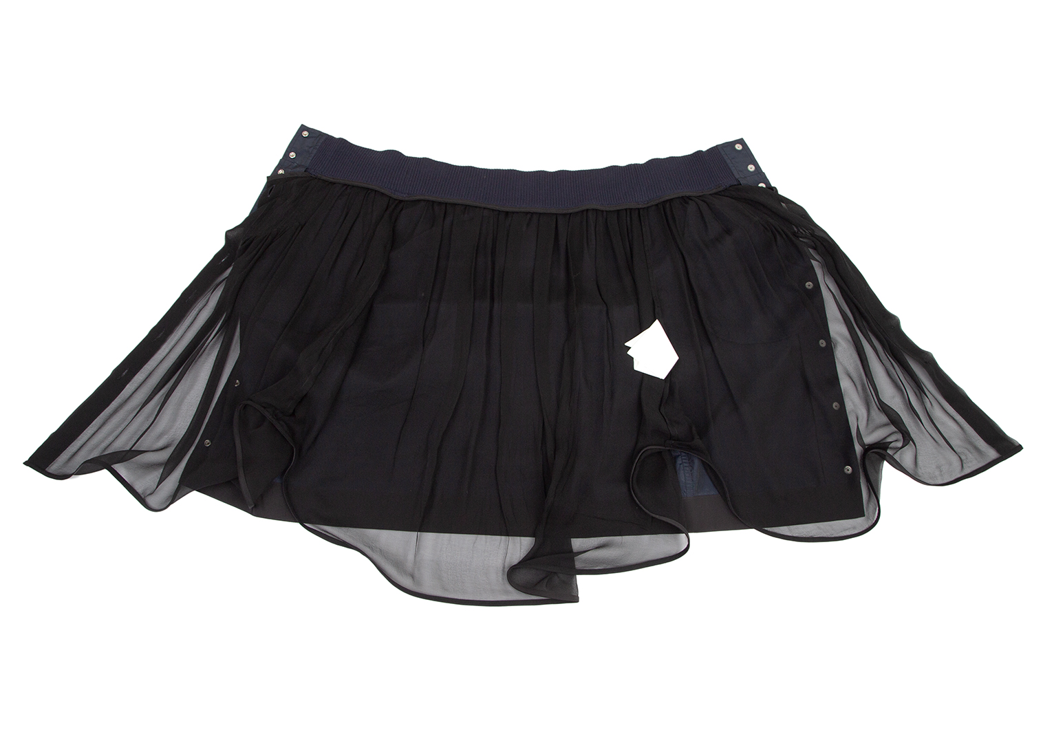 サカイsacai ブルゾンレイヤードデザインブラウススカート 紺2 | DC 