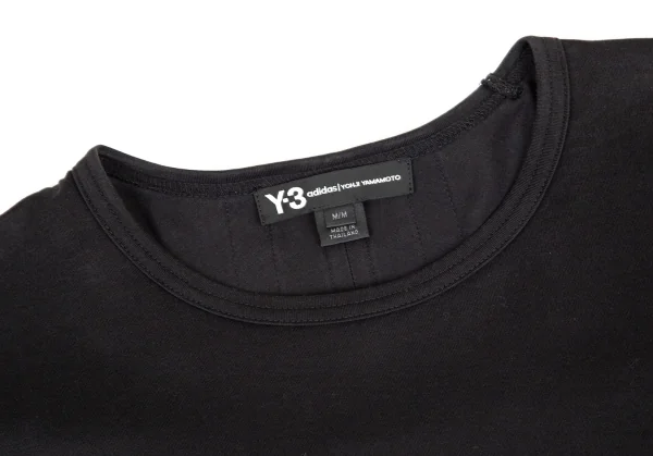 ワイスリーY-3 裾絞りビッグシルエットTシャツ 黒M K-99458_005