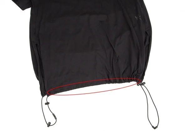 ワイスリーY-3 裾絞りビッグシルエットTシャツ 黒M K-99458_007