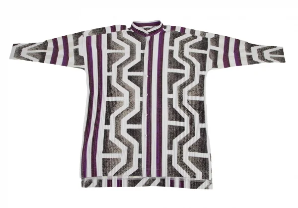 HOMME PLISSE ISSEY MIYAKE Graphic Printed Jacket Grey 3 K-99471_001