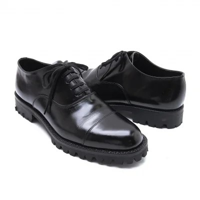 トリココムデギャルソンtricot COMME des GARCONS レザーストレートチップシューズ