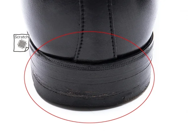 コムデギャルソンCOMME des GARCONS レザーサイドゴアストレートチップシューズ 黒23.5-4 K-99570_005