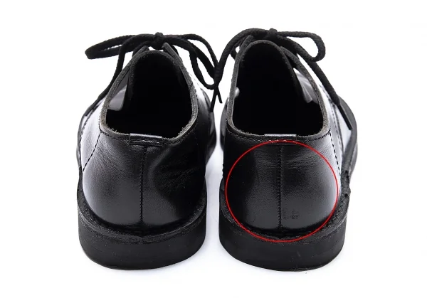 トリココムデギャルソンtricot COMME des GARCONS レザーデザートシューズ 黒24 K-99575_004