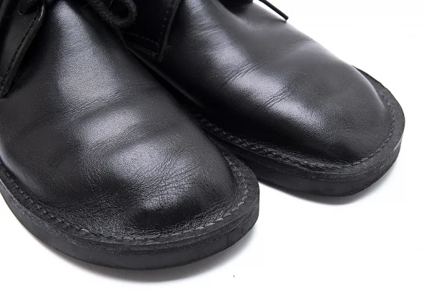 トリココムデギャルソンtricot COMME des GARCONS レザーデザートシューズ 黒24 K-99575_007