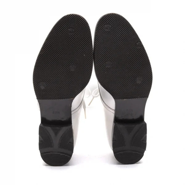 コムデギャルソンCOMME des GARCONS レザーダービーシューズ 白23.5 (K