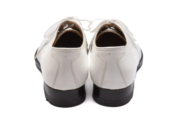 コムデギャルソンCOMME des GARCONS レザーダービーシューズ 白23.5 (K