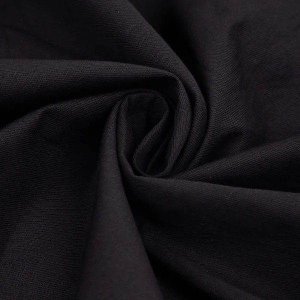 ドリスヴァンノッテンDRIES VAN NOTEN コットンリネンドレーププリーツスカート 紺38 K-99603_010