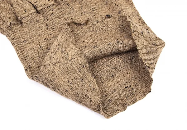 ヨーガンレールJURGEN LEHL ネップニットカシュクールトップス モカM K-99633_009