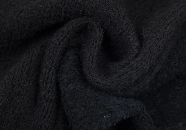 ワイズビスリミY's bis LIMI バイカラーニットピン留めジャケット 黒紺S K-99726_013